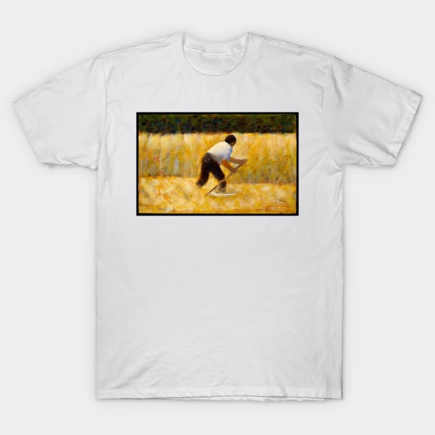 The Mower T-Shirt by GeorgesSeurat